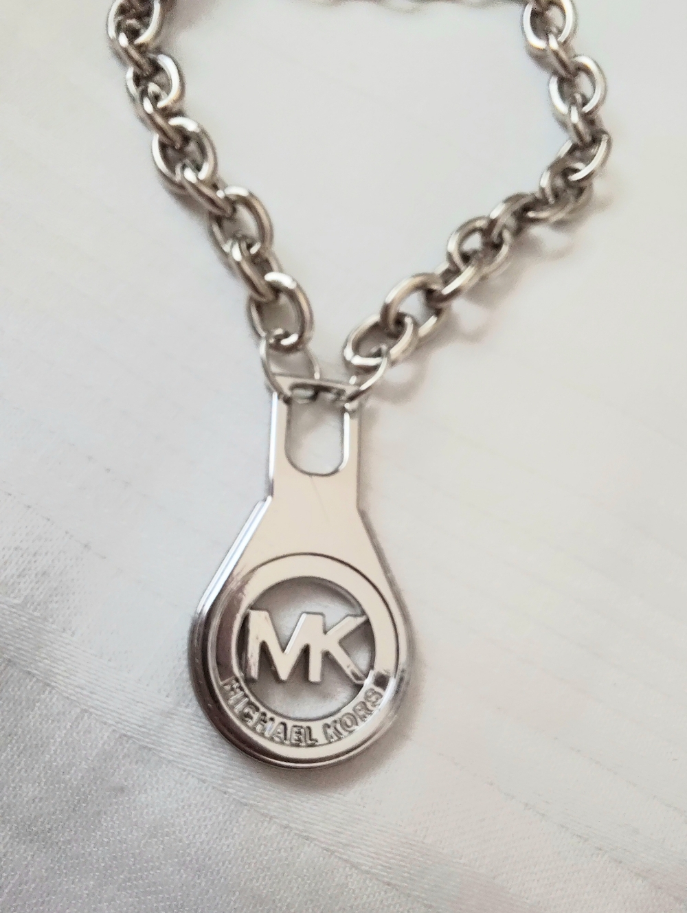 Michael Kors Silver Charm Necklace - Picture 3 of 6